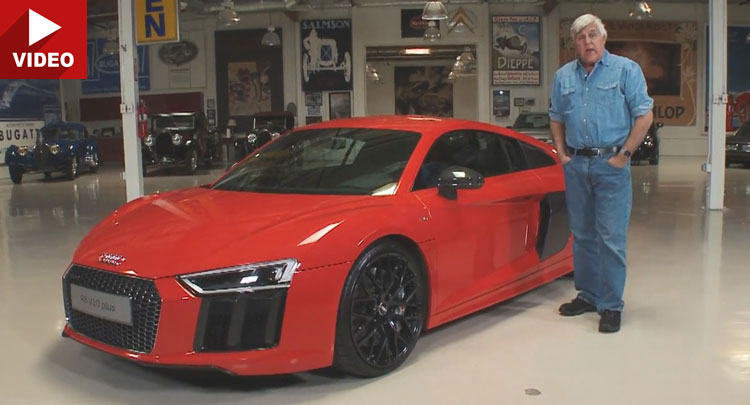 Jay Leno Takes A Closer Look At The New Audi R8 V10 Plus