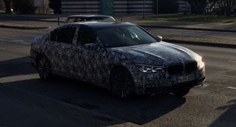 2017 BMW 5-Series Prototype Smiles For The Camera