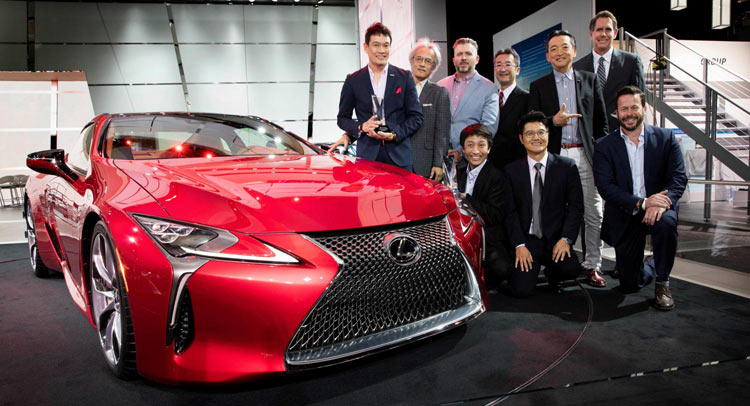 Lexus LC 500 Receives Two EyesOn Design Awards At NAIAS
