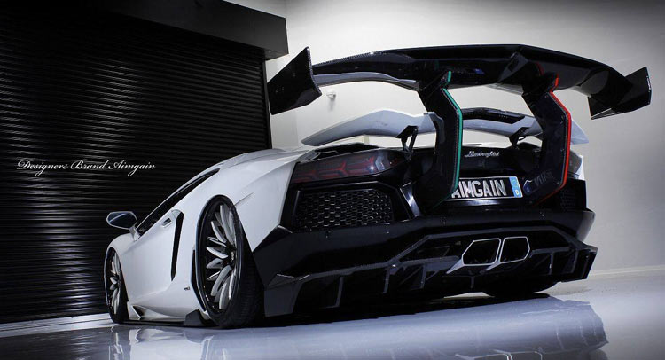 Japanese Tuner Aimgain Reveals Crazy Lamborghini Aventador At Tokyo