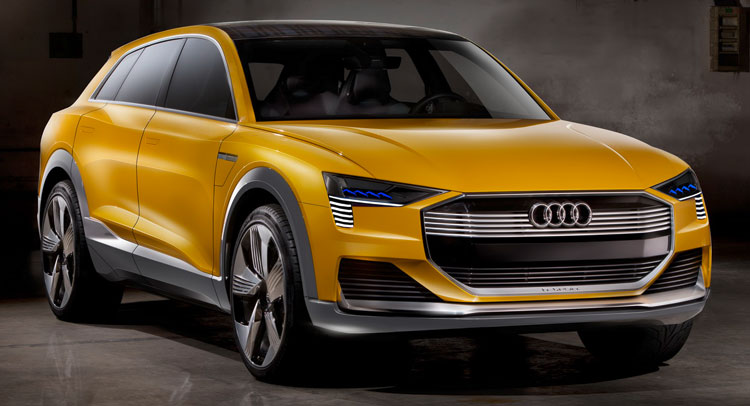  New Audi H-Tron Quattro Concept Is A Hydrogen-Powered Crossover