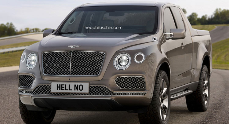  Bentley Pickup Truck Study Is Of The “Hell No” Variety