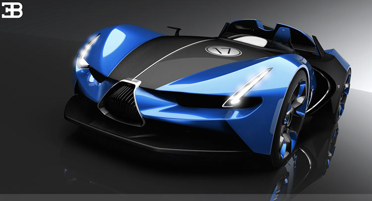  Futuristic Bugatti Roadster Comes To Life