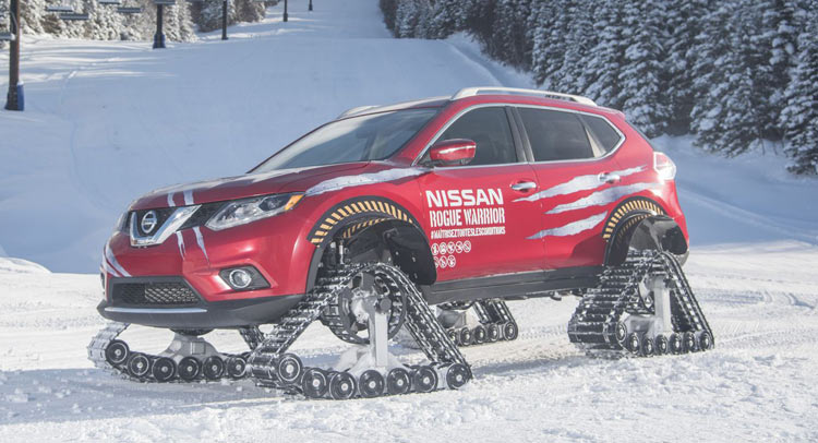  Absolutely Mental Nissan Rogue Warrior Concept Debuts With Snow Tracks