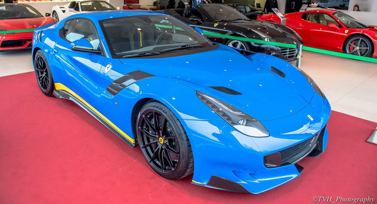  Azzurro Dino Blue Ferrari F12tdf Is A 770hp Smurf