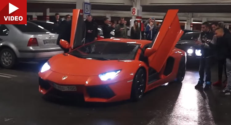 Aventador & 458 Speciale Crash Tuning Meet In France