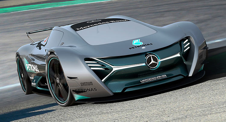  Mercedes-Benz ELK Fits The Future EV Supercar Bill