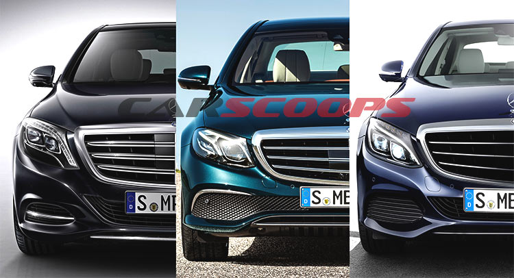  We Visually-Compare Mercedes’ C-, E- And S-Class Sedans
