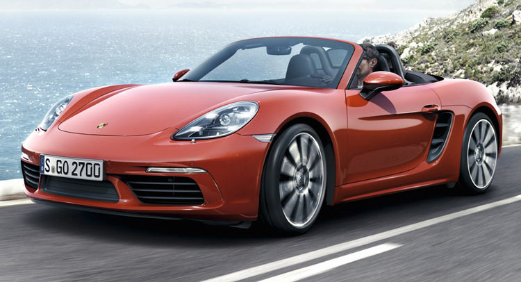  Porsche 718 Boxster Revealed With New Turbo’d 4-Cylinder Engines [w/Video]
