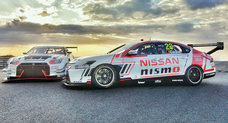  Nissan Launches 2016 Altima V8 Supercar And GT-R Nismo GT3