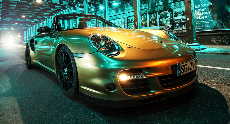 And The Wimmer Is… An 840 PS Golden Porsche 911 Turbo