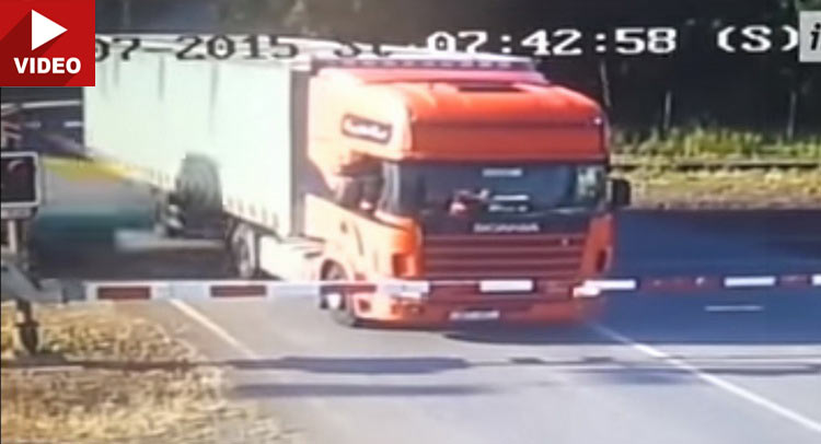  This Is What Happens When A Truck Gets In The Way Of A Speeding Train