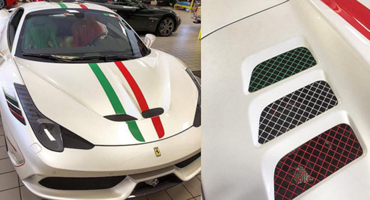 Golfer Ian Poulter Goes All Roman With His Ferrari 458 Speciale A