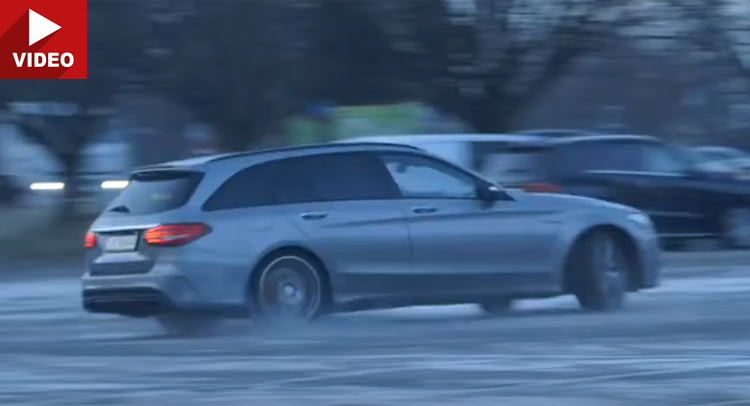 Petter Solberg Disguised As 82-Year-Old Shocks Mercedes Technicians In C63 AMG