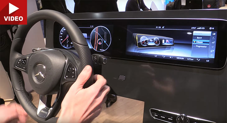 Mercedes Shows Off New 2017 E-Class' Customizable Dash At CES