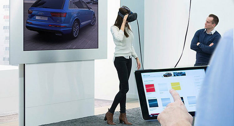  Audi Shows Off VR Retail Experience At CES