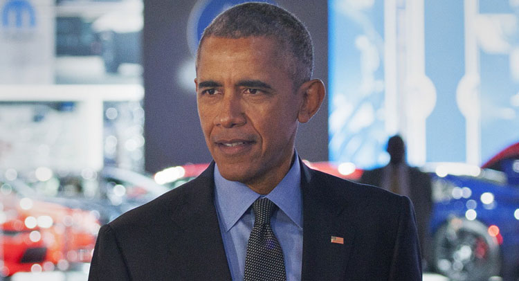  President Barack Obama Stops By 2016 NAIAS