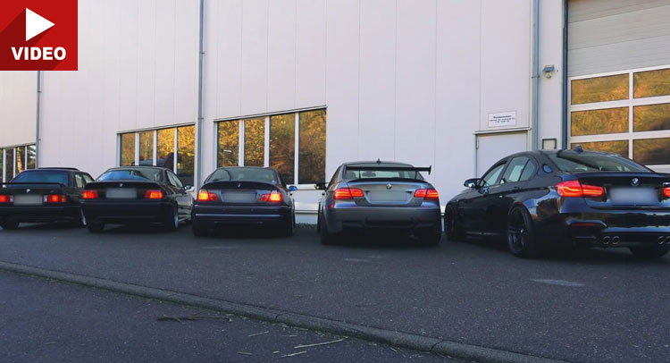  Five BMW M3 Generations Meet In Epic Sound Battle