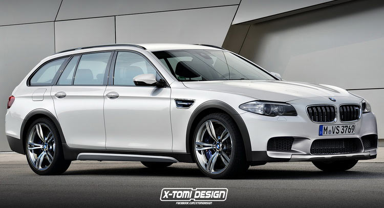  This BMW M5 Touring Imagines Itself Taking On A Hypothetical Audi RS6 Allroad