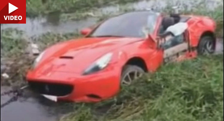  Ferrari California Plunges Into A River In Brazil [Updated]