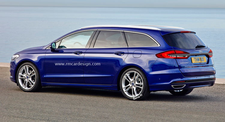 Restyled Ford Fusion Gets Rendered As Mondeo Estate