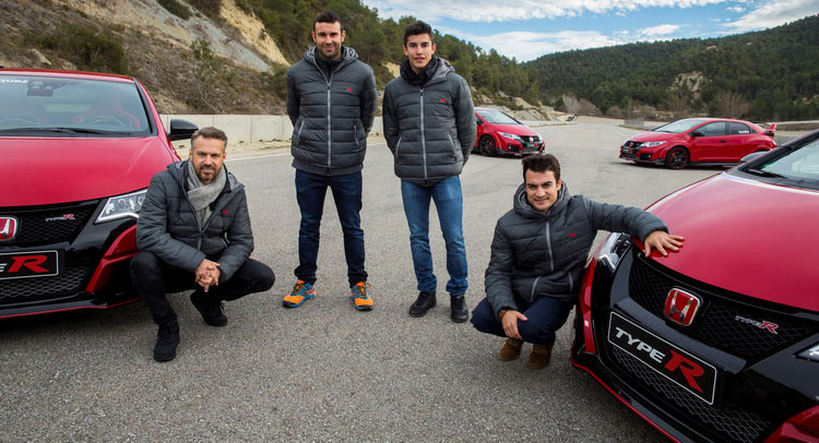  Honda Motorsport Stars Get Behind The Wheel of The New Civic Type R [w/Video]