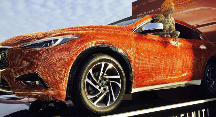 Infiniti Shows QX30 “Car-Art” At London Art Fair