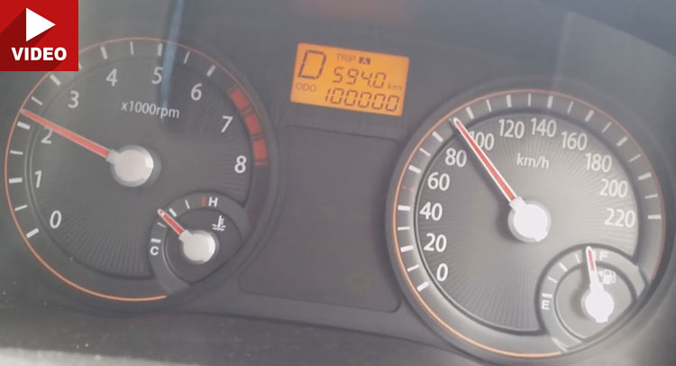 Someone Got Overly Excited Hitting 100,000 Km In A Kia – NSFW