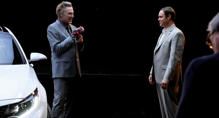  Christopher Walken Hard At Work On Kia’s Super Bowl Ad