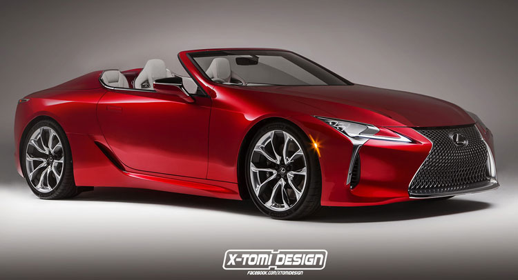  Lexus LC 500 Puts On Convertible Outfit