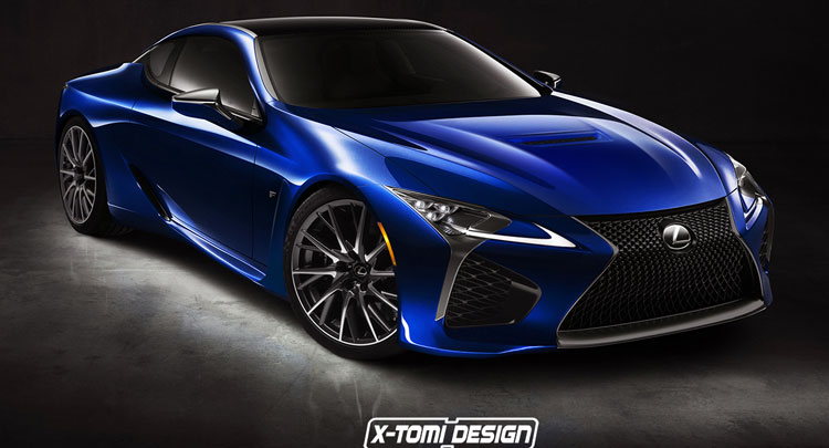  Lexus LC F Design Study Looks Menacing