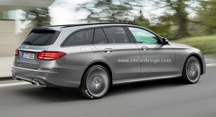 Mercedes E-Class Estate Rendered With C-Class Rear