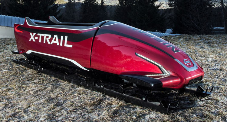  Nissan Builds World’s First Seven-Seater Bobsleigh [w/Video]