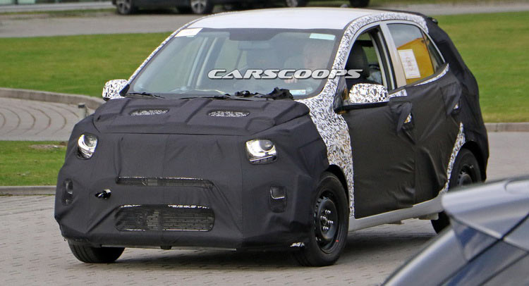  2017 KIA Picanto Caught During Development Testing