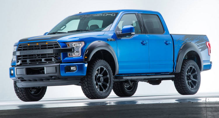  Check Out This Blue Flame Metallic Roush F-150