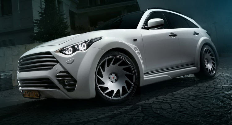  Tuned Infiniti QX70 Channels Its Inner Cayenne