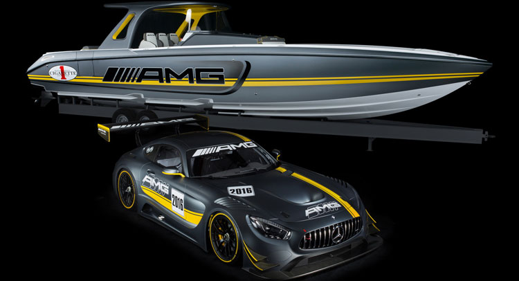  Mercedes-AMG And Cigarette Racing Develop AMG GT3-Inspired Powerboat