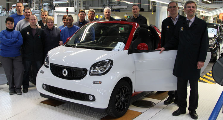  Smart ForTwo Cabrio Production Begins In Hambach