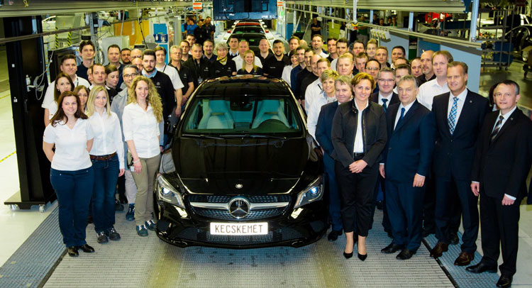  Mercedes Milestone – 500,000th Car Produced In Hungary