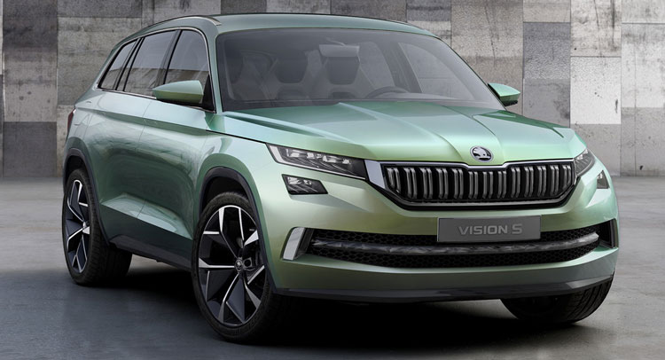  Skoda Presents VisionS Concept With Plug-In Hybrid Powertrain