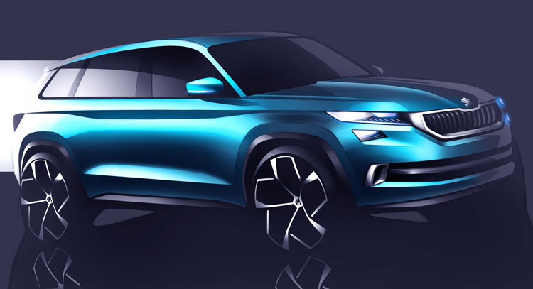 Skoda Releases First Sketch Of Geneva-Bound VisionS