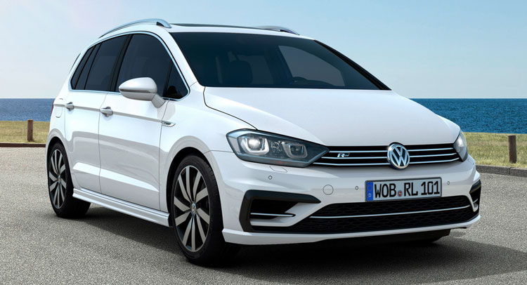  VW Gives Golf Sportsvan The R-Line Package Makeover