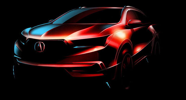  2017 Acura MDX Teased, Will Debut In New York