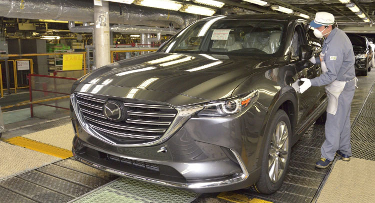  Mazda Starts 2017 CX-9 Production In Hiroshima