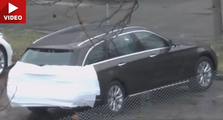 2017 Mercedes-Benz E-Class Estate Filmed Almost Undisguised