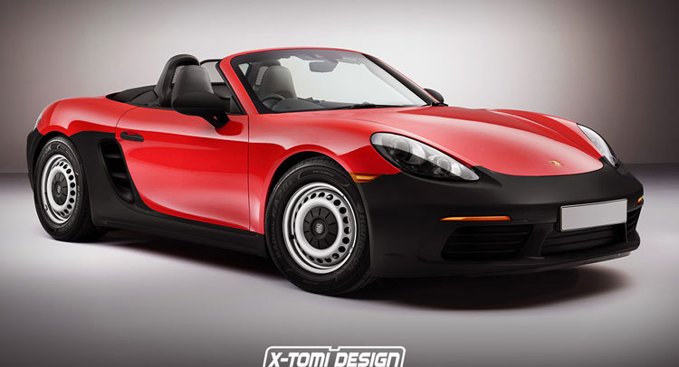  A Base Porsche 718 Boxster Would Have Looked Something Like This In The 1980s