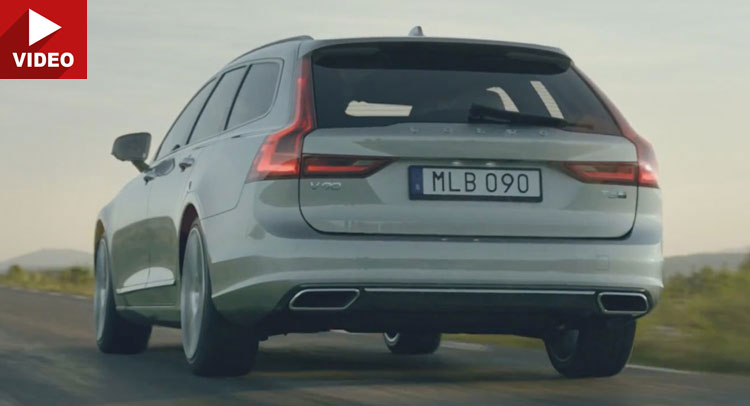  Volvo V90 Executive Estate Stars In Official Video