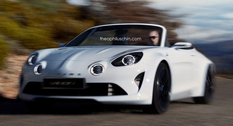  New Alpine Sports Car Has Already Been Styled As A Convertible