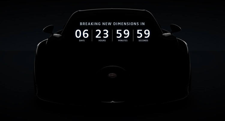 Bugatti Teases Chiron As Countdown To Reveal Begins