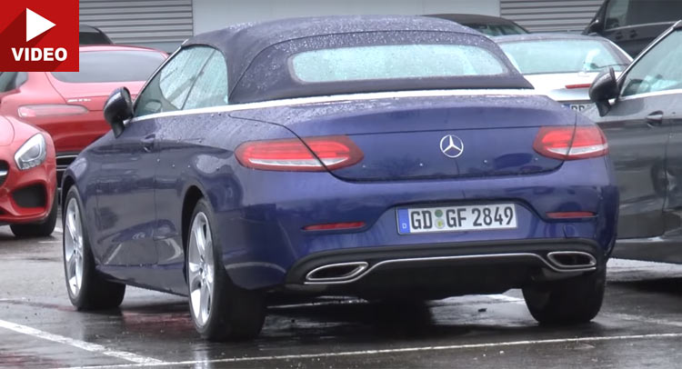  Mercedes-Benz C-Class Cabriolet Spied Without Disguise Before Feb 29 Reveal